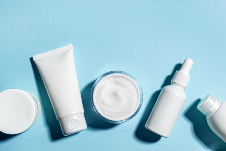 Contenedores cosméticos naturales