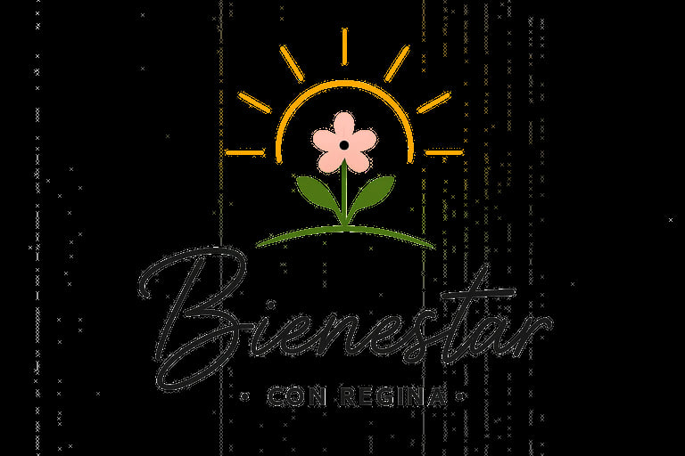 Bloomingly logo featuring a golden sun above a pink flower with green stem on a black background with scattered dots